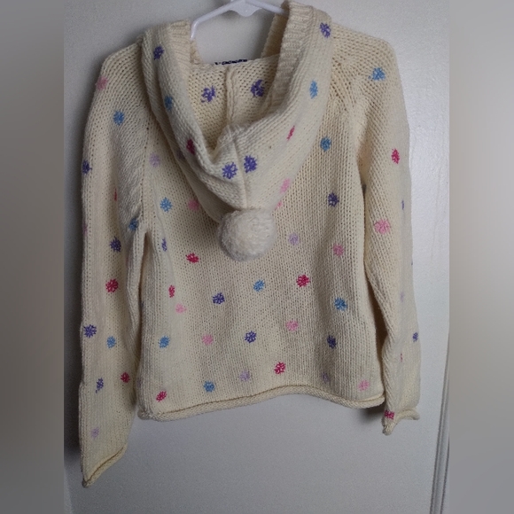 Yellow Tommy Snowflake sweater size 5 - Picture 4 of 4